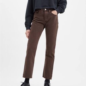 Women’s Levi’s 501 Brown Jeans